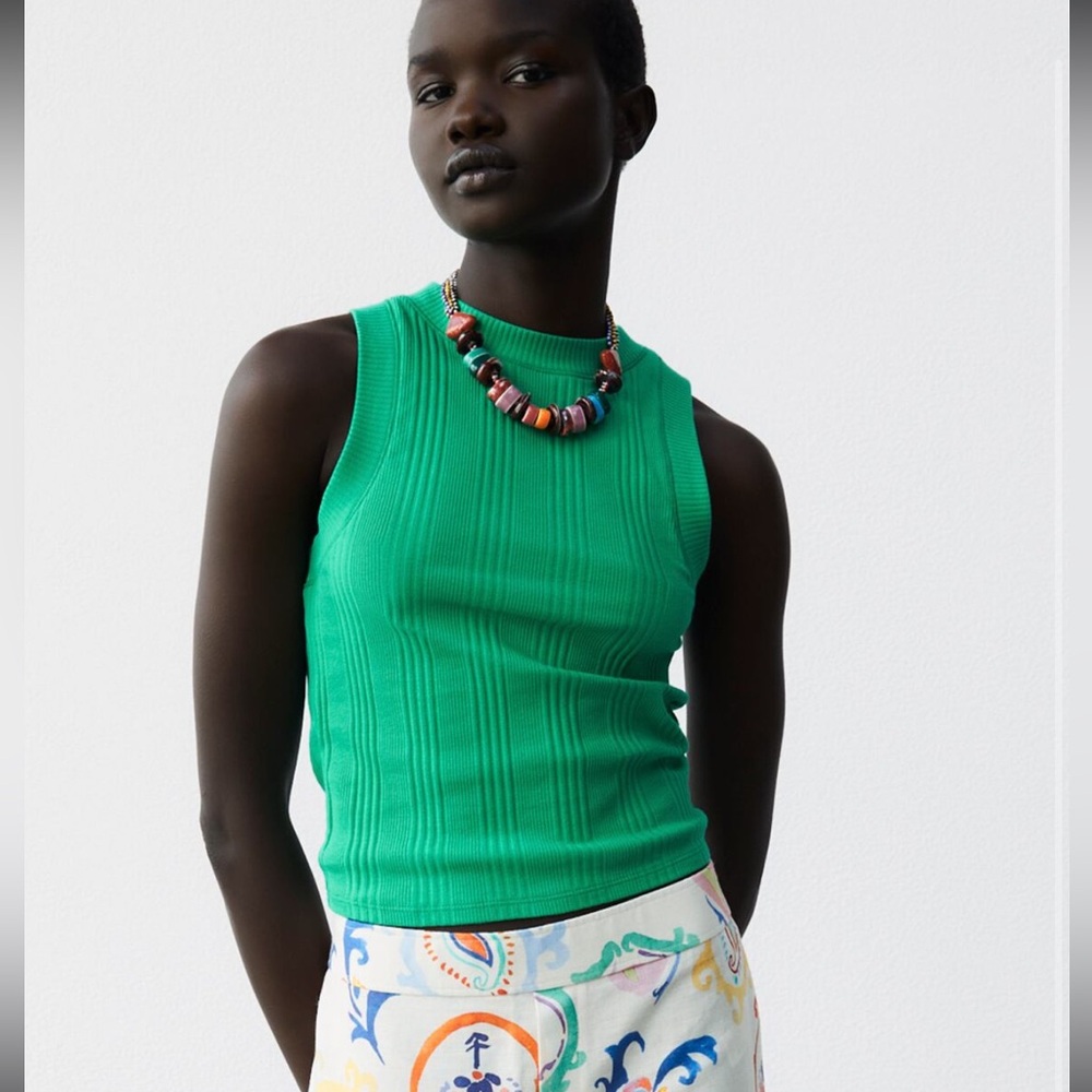 Green Zara Tank